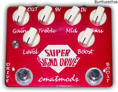   SUPER SIGNA DRIVE OVERDRIVE PEDAL 0$ US S&H w/ FREE CABLE   