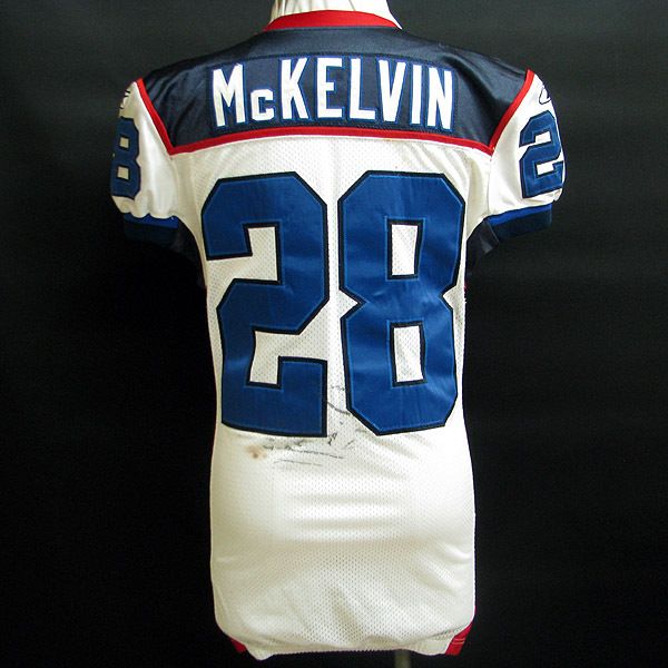 Leodis McKelvin Buffalo Bills Game Worn Jersey 11/21/10 @ Cincinnati 