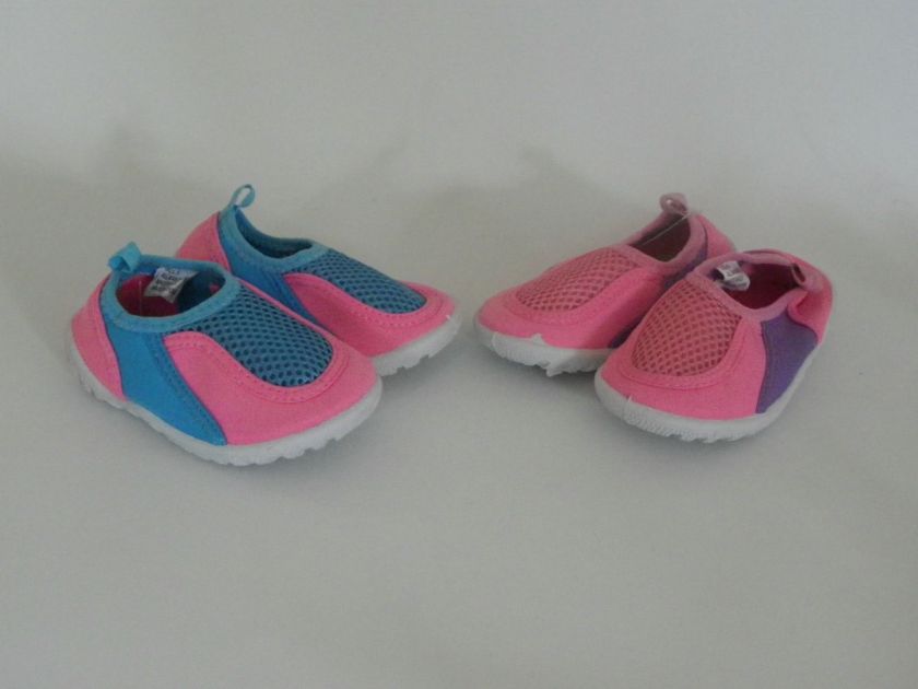 Toddler Girls Water Beach Pool Shoes Socks NWT  