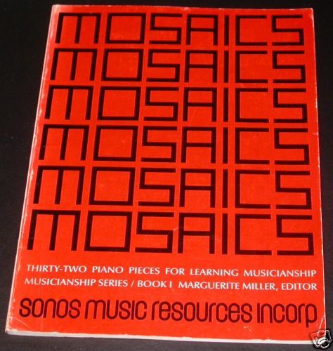 MOSAICS Piano Instruction Learning Musicianship Music Book  