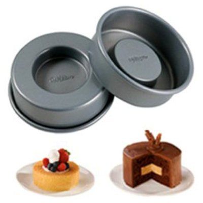 WILTON TASTY FILL MINI CAKE PAN SET W FILL TUNNEL NEW  