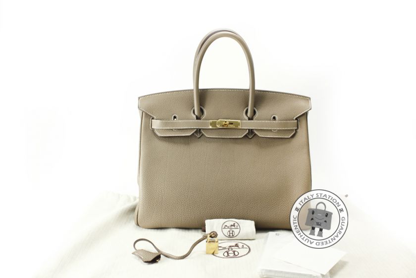 MPRS (NEW) HERMES BIRKIN ETOUPE TOGO 35 BAG GHW  