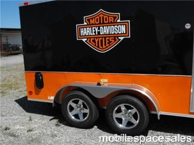   trailer Finished interior harley davidson decal 14 inside  