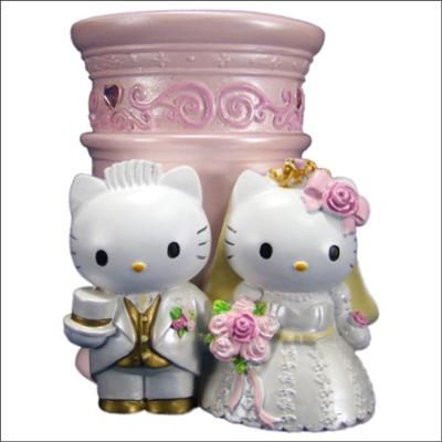 Hello Kitty & Daniel Wedding Ceramic Bossed Pencil Holder Organizer 