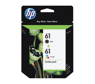 GENUINE HP 61 61 RETAIL COMBO 2 PACK INK CARTRIDGES OEM  