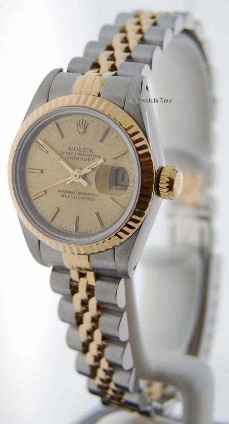 Rolex Ladies Datejust 6917 18k & Steel + Papers  