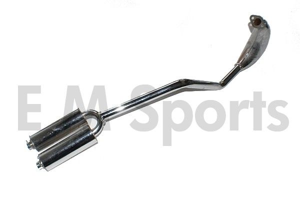 Mini Moto Pocket Dirt Bike Dual Exhaust Parts 47 49cc  