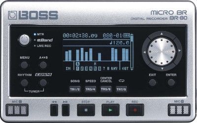 BOSS Micro BR 80 Portable Digital Recorder MicroBR BR80  