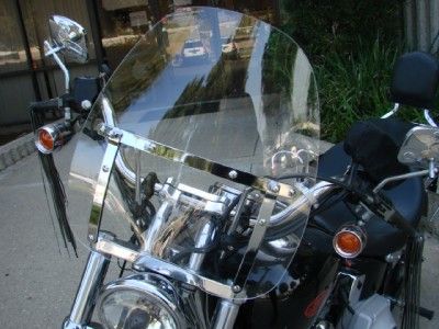 CLEAR WINDSHIELD for Honda Kawasaki Suzuki Yamaha  