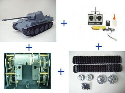 Panther Tank(Super IR Version)with Metal upgrades  