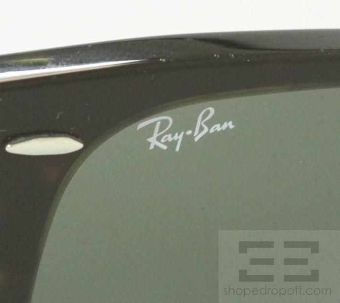 Ray Ban Dark Brown Tortoiseshell Wayfarer Square Sunglasses RB 2151 