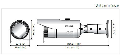 Samsung IR LED 12 x Zoom CCTV Security Camera SCO 2120R  