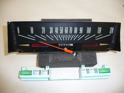 1966 1967 chevy nova std speedometer cluster new oer  