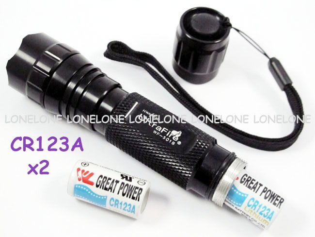 UltraFire R2 CREE LED 300 Lum Torch w/ A025 Filter Lens  