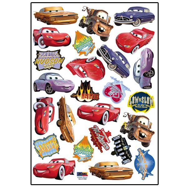 DISNEY CARS ★ MURAL DECOR REMOVABLE DECALS WALL STICKER  