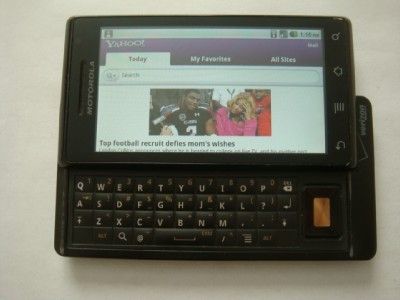   SCREEN VERIZON MOTOROLA DROID A855 WORK GREAT, CLEAN ESN WIFI, GPS, R2