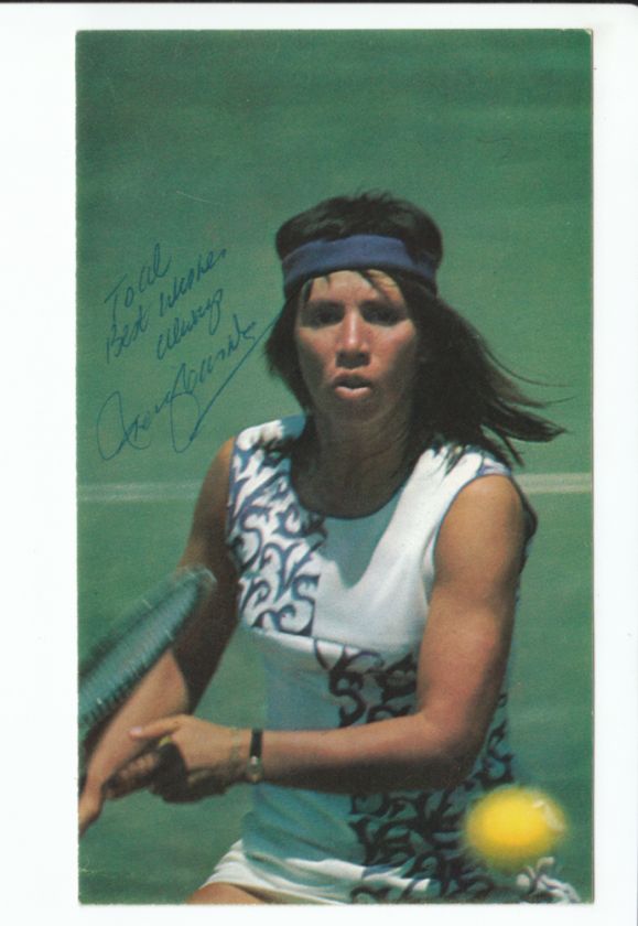 Rosemary Casals Autograph Womans Tennis Women Signature Signed  