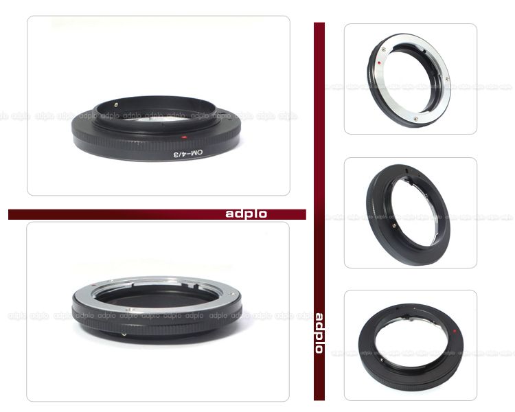 Olympus OM lens to Olympus 4/3 camera adapter E520 E510 E3 E620 E600 