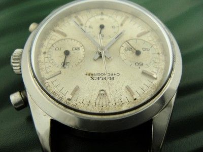 ROLEX PRE DAYTONA CHRONOGRAPH SS ref 6238 SERIAL 1.1 MILLION  