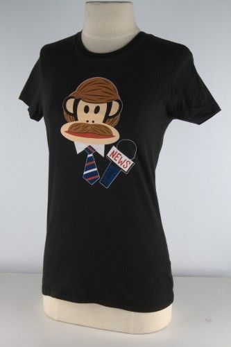 Paul Frank Black Anchor Man Tee  2240  